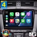2+64GB Android 15 Autoradio Apple CarPlay Für Skoda Superb II 2008-2015 GPS Navi
