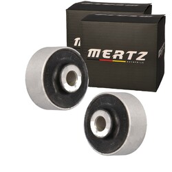 2X MERTZ QUERLENKERLAGER BUCHSE HINTEN UNTEN VORNE BEIDSEITIG PASSEND FÜR AUDI