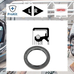 2x Corteco Wellendichtring, Differential Links, Rechts für Land Rover RANGE