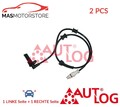 ABS SENSOR DREHZAHLFÜHLER PAAR HINTEN AUTLOG AS4576 2PCS I FÜR RENAULT KANGOO
