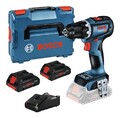 Bosch Professional Akku-Bohrschrauber GSR 18V-90 C mit 2x Akku ProCORE 4 Ah -...