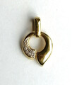 Anhänger mit Zirkon Gold 333 8K Gelbgold mit Clip Verschluss (1786)
