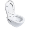 Dusch-WC Taharet Bidet-Funktion & Softclose WC-Sitz, Hänge WC Toilette Weiß