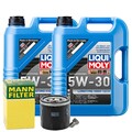Motoröl 5W30 LIQUI MOLY Longtime High Tech 10L+MANN Ölfilter+Ölablassschraube