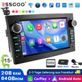 2+64G Für Opel Corsa C/D Zafira B Astra Android 15 Carplay Autoradio GPS DAB KAM