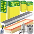 MANN-FILTER INSPEKTIONSPAKET passend für FORD MONDEO 3 III B5Y B4Y BWY 110-146PS