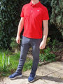 Lacoste Sport - Poloshirt - Herren - Slim Fit - Kurzarm - rot - gebraucht