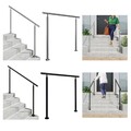 Edelstahl Handlauf Geländer für Treppen Eingangs Innen & Außen mit 0 Querstreben