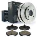 Bremsscheiben Bremsbeläge vorne 256mm für Mitsubishi Colt VI Smart Forfour
