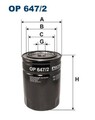 Filtron OP 647/2 Ölfilter Schmierung