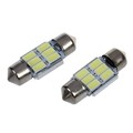 2x 31mm 6 5630 SMD LED Soffitte Sofitte Innenraumbeleuchtung 3W 195LM 6500K T4I2