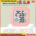 LCD Digital Display Hygrometer Mini Humidity Sensor with Face Icon Household Use