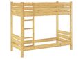 Etagenbett Hochbett Stockbett Natur Massivholz 90x200 teilbar Kinderbett Holz