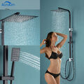Edelstahl Duschsystem Regendusche Massage Duschpaneel Duschset mit Handbrause