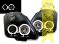 LED Angel Eyes Scheinwerfer für Suzuki Swift 3 MZ EZ schwarz