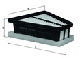 MAHLE Luftfilter LX 2911 Filtereinsatz für TWINGO RENAULT 2 dCi