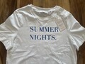 T- Shirt, Rich & Royal,organic Cotton, weiß, mit Print,  L, neu.