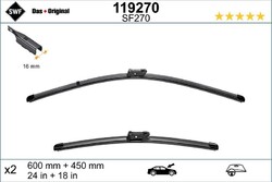 SWF Wischerblatt VisioFlex OE (2x) vorne für ALFA ROMEO BMW JEEP SKODA VW 119270