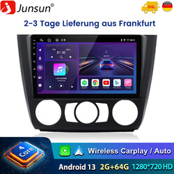 2+64G Carplay Für BMW 1er E81 E82 E87 E88 2004-2011 Android 13 Autoradio GPS Nav