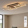 Wohnzimmerlampe Deckenlampe Designleuchte LED Fernbedienung CCT Timer anthrazit