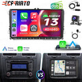 4+64G Android 13 Carplay GPS Navi Autoradio Mit DAB+ Für VW Seat GOLF Passat B6