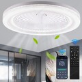 Deckenventilator mit Beleuchtung Fernbedienung LED Deckenlampe Schlafzimmer DHL