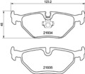 HELLA Bremsbeläge Bremsbelagsatz Bremsklötze Hinten 8DB 355 009-051