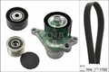 INA Keilrippenriemensatz für Nissan Qashqai +2 I J10 JJ10 Primastar Bus X83