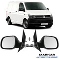 2x AUßENSPIEGEL SPIEGEL ELEKTRISCH RECHTS + LINKS FÜR VW T6 2015- BEHEIZBAR GLAS