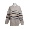 H&M, Strickpullover, Größe: M, Beige/Mehrfarbig, Chevron, Grobstrick, Damen #TIH