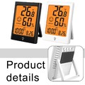 Benutzerfreundliches digitales Thermometer Hygrometer mit genauen Messungen