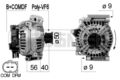 ERA Lichtmaschine Generator Lima 210578A für MERCEDES KLASSE W211 S211 CLK Model