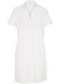 Tunika-Kleid mit Leinen Gr. 36 Weiß Damen Sommerkleid Mini Freizeitkleid Neu