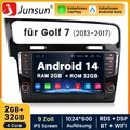 9" Für VW Golf VII MK7 2012-2020 Android 14 Autoradio CarPlay GPS Navi WIFI DAB+