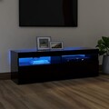 TV Schrank mit LED-Leuchten TV Lowboard Fernsehschrank TV Möbel Fernsehtisch