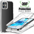 Hülle Für iPhone 15 14 13 12 11 11 Pro Max XR 8 Plus Full Body Case 360 Silikon