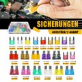 400 Stück KFZ Sicherungen im Set 2A-40A 11+ mm  Auto Flachsicherungen Sortiment