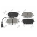 1x ORIGINAL® Abakus Bremsbelagsatz, Scheibenbremse Vorne für VW POLO POLO IV