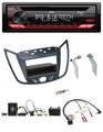 JVC CD DAB USB Bluetooth Lenkrad Autoradio für Ford C-Max Kuga dunkelgrau