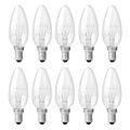 10 x Glühbirne Kerze 60W E14 klar Glühlampe 60 Watt Glühbirnen Glühlampen Kerzen