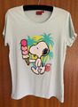 Peanuts Snoopy mit Eis Shirt mint grün Gr. L ¼ Arm Sleep T-Shirt 100% Baumwolle