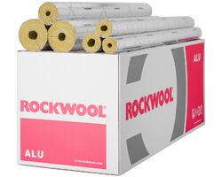 Rockwool RS800 WLG 0,035 Steinwolle Rohrisolierung alukaschiert Rohrschale✅ Wärmedämmung, Heizungs- und Warmwasserrohre ✅