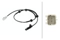 HELLA 2x ABS Sensor Raddrehzahl 6PU 012 039-931/2x für PEUGEOT 607 9D 9U HDI 16V