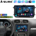 4+64G Android 13 Autoradio Carplay Für VW GOLF 5 6 Passat Caddy Touran Polo Bora