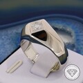 Wert 3.650,- Klassischer Solitär Brillant Ring 585 / 14 Karat Weiß Gold xxyy