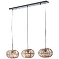 Brilliant Lampe Pendellampe Pendelleuchte Pendel Leuchte 3 flg. Bambus 99884/06