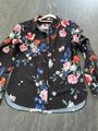 Ted Baker Damen Bluse Schwarz Blumen Gr.1/Gr.36