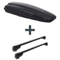 Dachbox G3 Arjes 480 + Dachträger G3 Clop infinity für Opel Astra J Typ P10 NEU