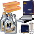 FILTERPAKET+MOBIL1 FS 0W-40 MOTORÖL passend für MERCEDES S-KLASSSE W221 S350-500