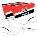 2X MAPCO BREMSSCHLAUCH HINTEN LINKS+RECHTS passend für OPEL ASTRA COMBO MERIVA